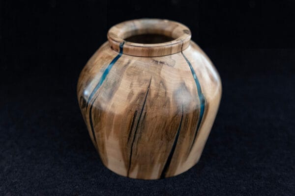 Persimmon Wooden Vase