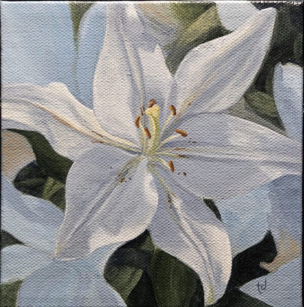 White Lillies Paintingh